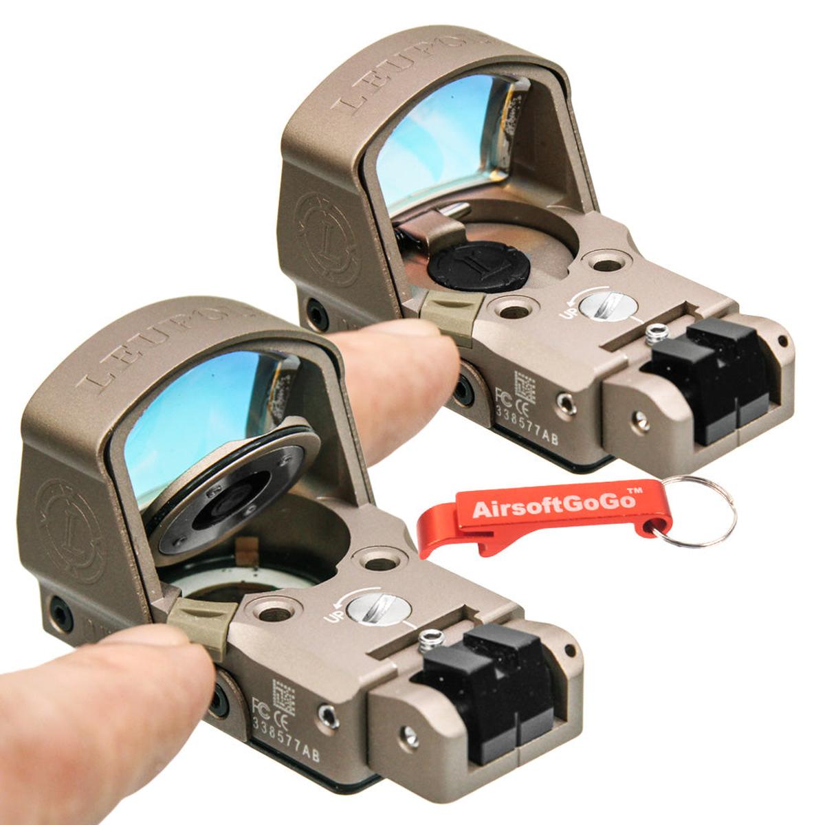 マルイ製Hi-Capa 5.1 G17 G18c & WE製G17 G18c G19 G23 G34 G35対応 PROレッドドットレプリカ 20ｍｍレイル用マウント付き (砂岩色)-AIRSOFT GOGO エアガン・サバゲー用品通販