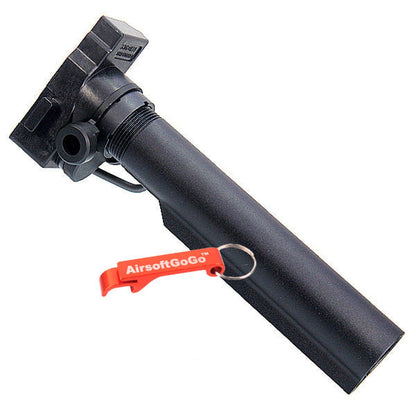 マルイ/Classic Army/JG製G36用M4ストック QDスリングスイベル アダプター ストックパイプ付 (黒)-AIRSOFT GOGO エアガン・サバゲー用品通販