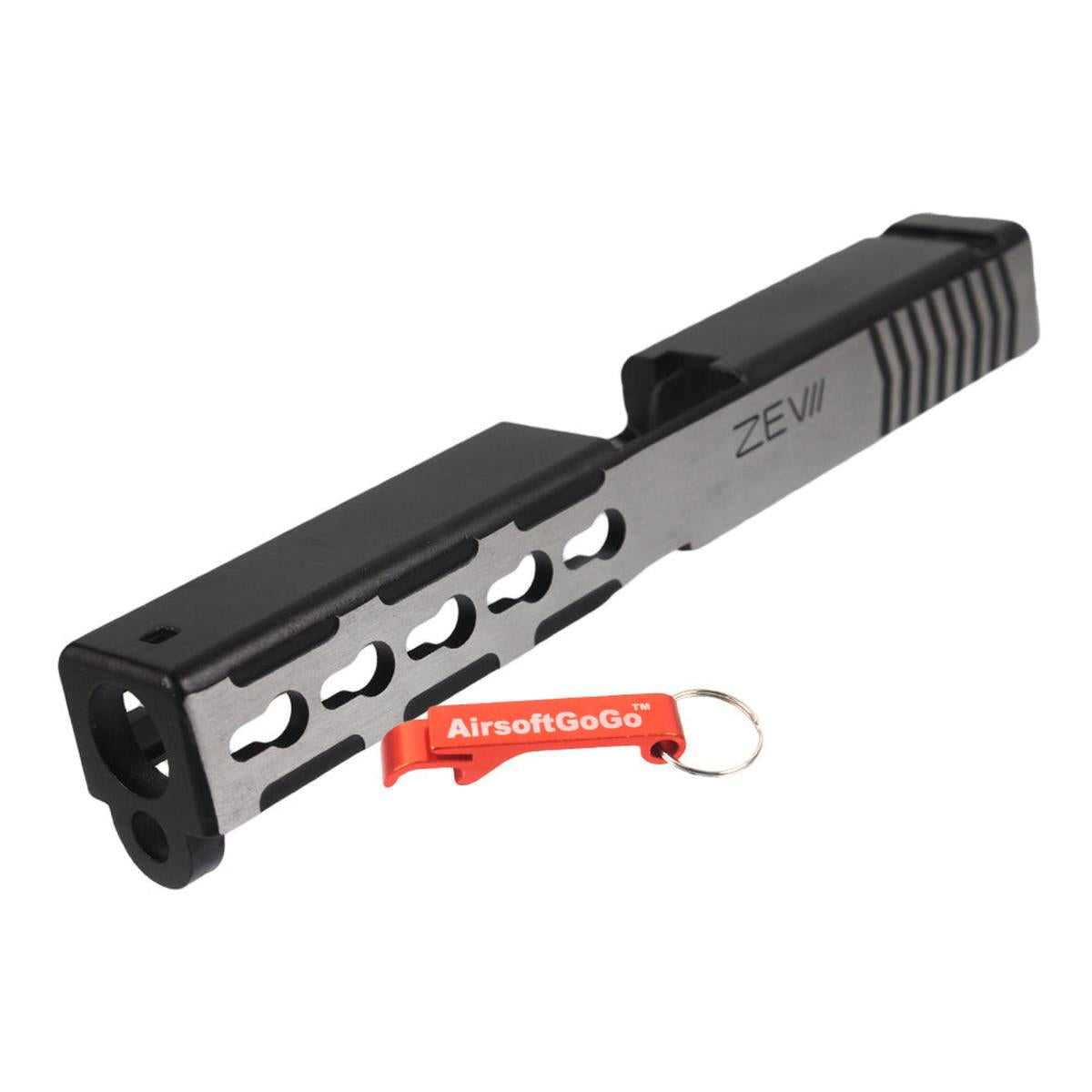 マルイG17ガスブローバック用カスタムスライド (ZEVタイプ )-AIRSOFT GOGO エアガン・サバゲー用品通販