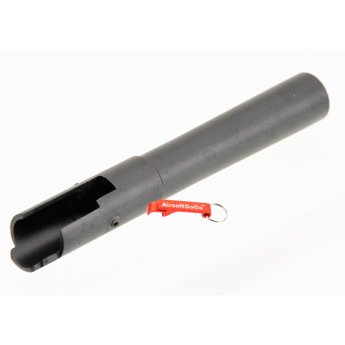 マルイガスブローバック ハイキャパ 5.1対応 アルミ製のアウターバレル (ブラック)-AIRSOFT GOGO エアガン・サバゲー用品通販