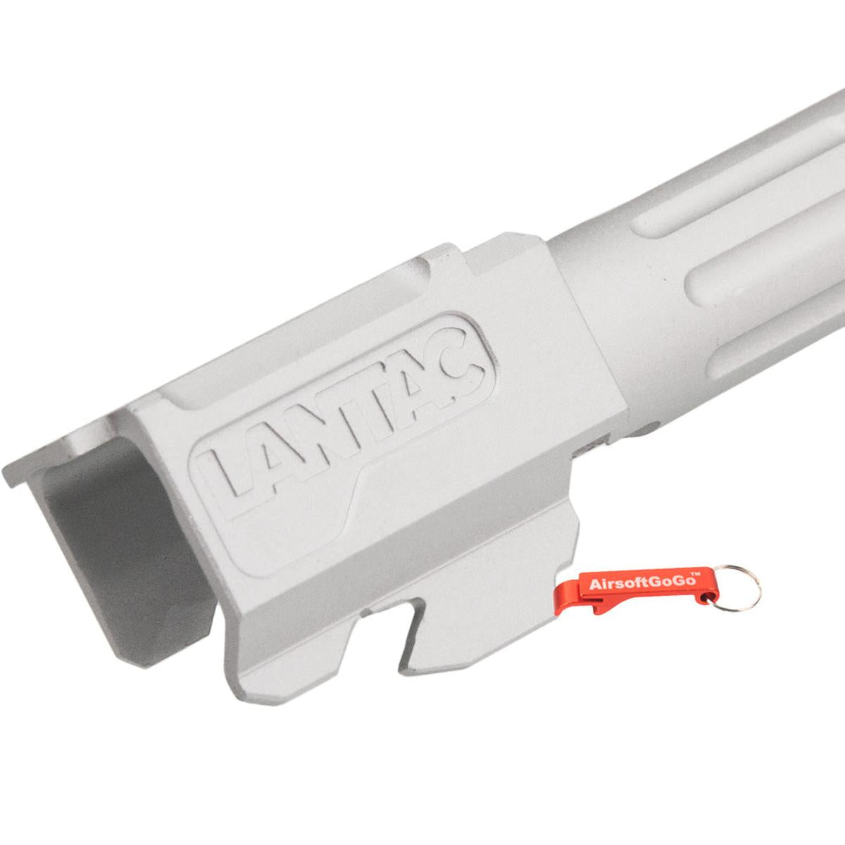 マルイガスブローバックG17用 5KU 9INE アウターバレル(シルバー)-AIRSOFT GOGO エアガン・サバゲー用品通販