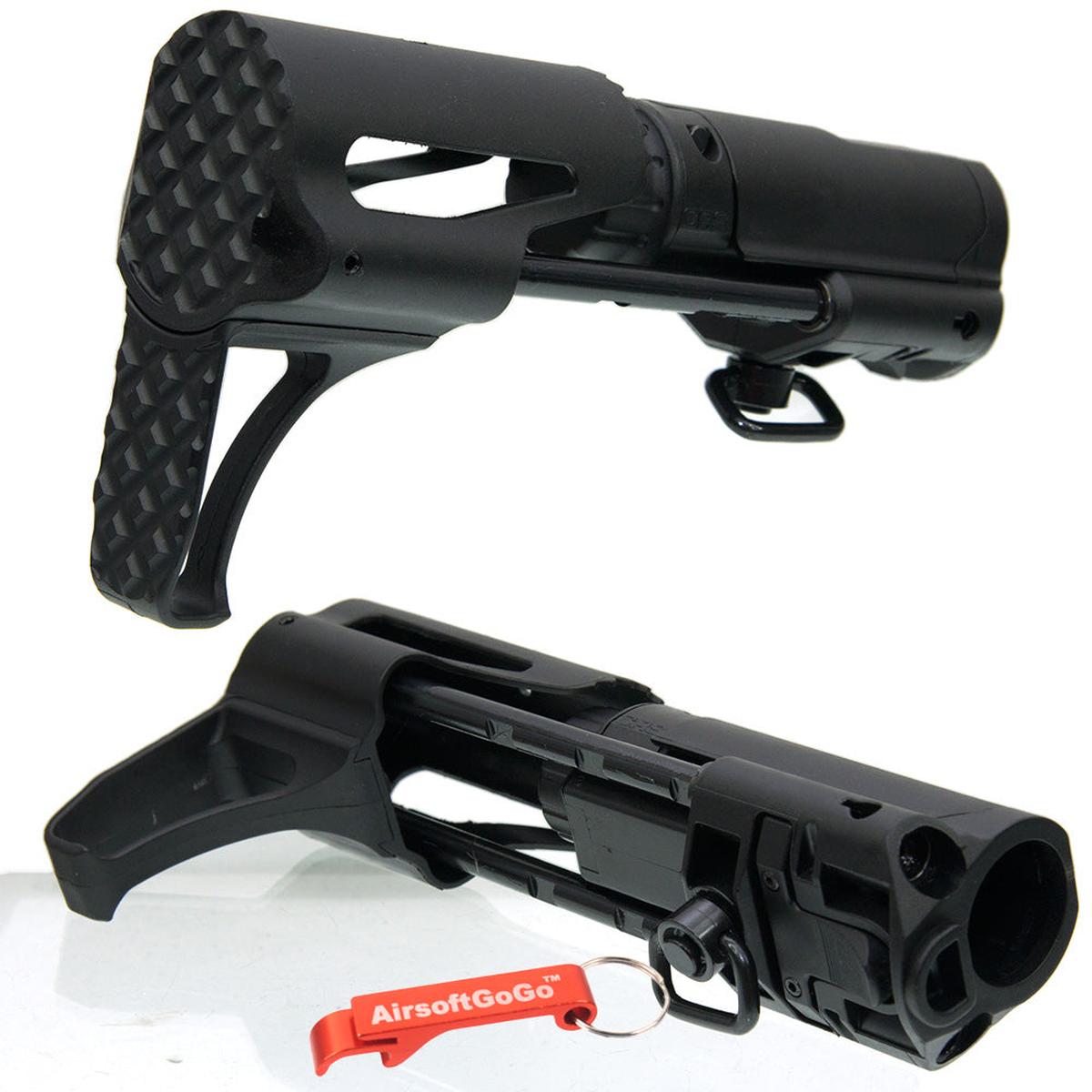 マルイ・G&P M4シリーズ対応APS スライドストック (ブラック)-AIRSOFT GOGO エアガン・サバゲー用品通販