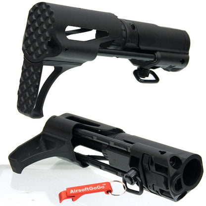 マルイ・G&P M4シリーズ対応APS スライドストック (ブラック)-AIRSOFT GOGO エアガン・サバゲー用品通販