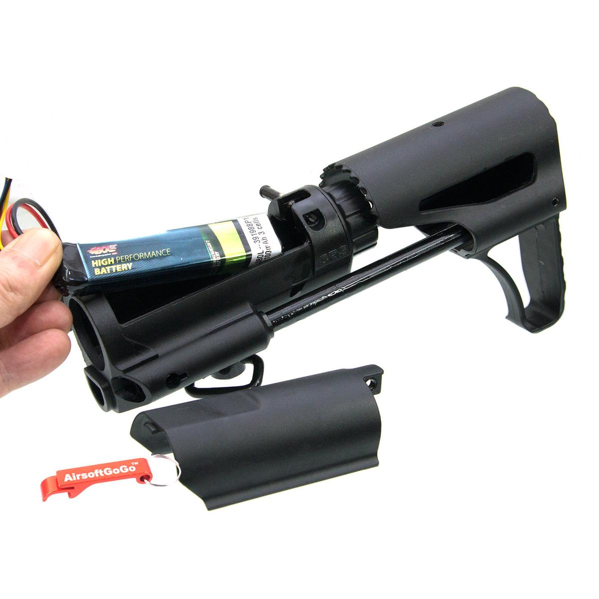 マルイ・G&P M4シリーズ対応APS スライドストック (ブラック)-AIRSOFT GOGO エアガン・サバゲー用品通販