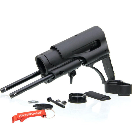 マルイ・G&P M4シリーズ対応APS スライドストック (ブラック)-AIRSOFT GOGO エアガン・サバゲー用品通販