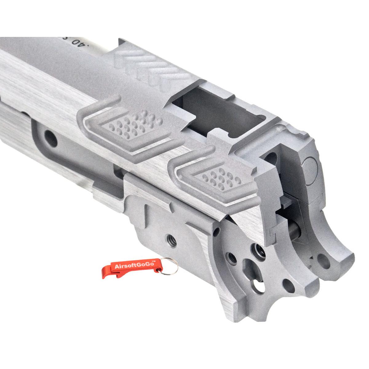 新品 東京マルイ ハイキャパ 5.1 スライド ブリーチ ピストン セット マルイハイキャパ 5.1用 Gunsmith Bros アルミ削り出し 「PT」スタイル