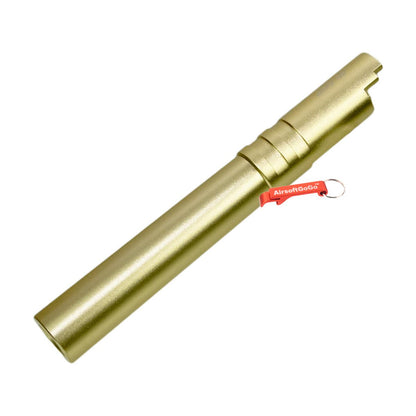 マルイハイキャパ5.1用アルミ アウターバレル (金)-AIRSOFT GOGO エアガン・サバゲー用品通販