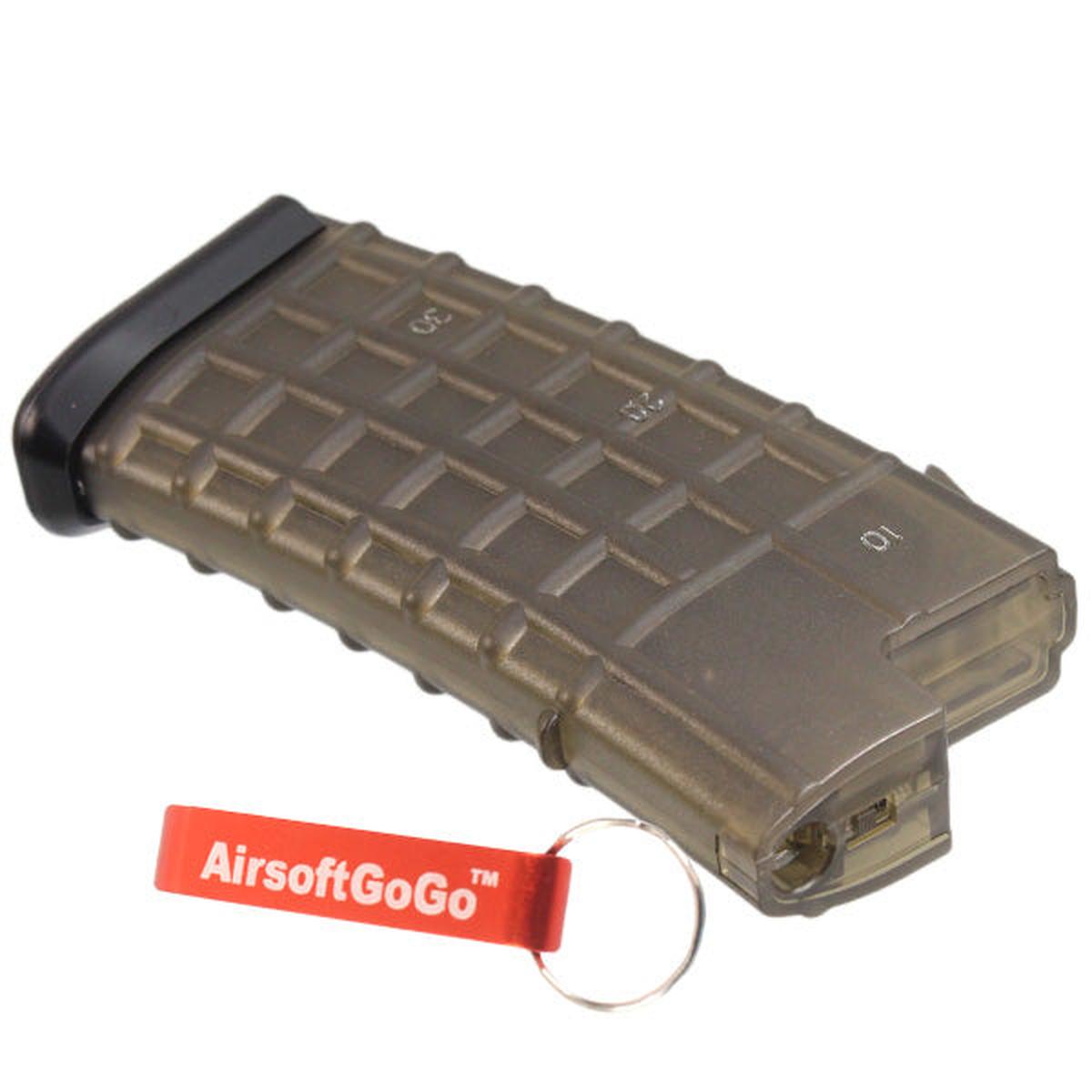 マルイ/Jing Gong/King Arms/CA用MAG製170連AUG電動ガン Mid-Cap マガジン-AIRSOFT GOGO エアガン・サバゲー用品通販