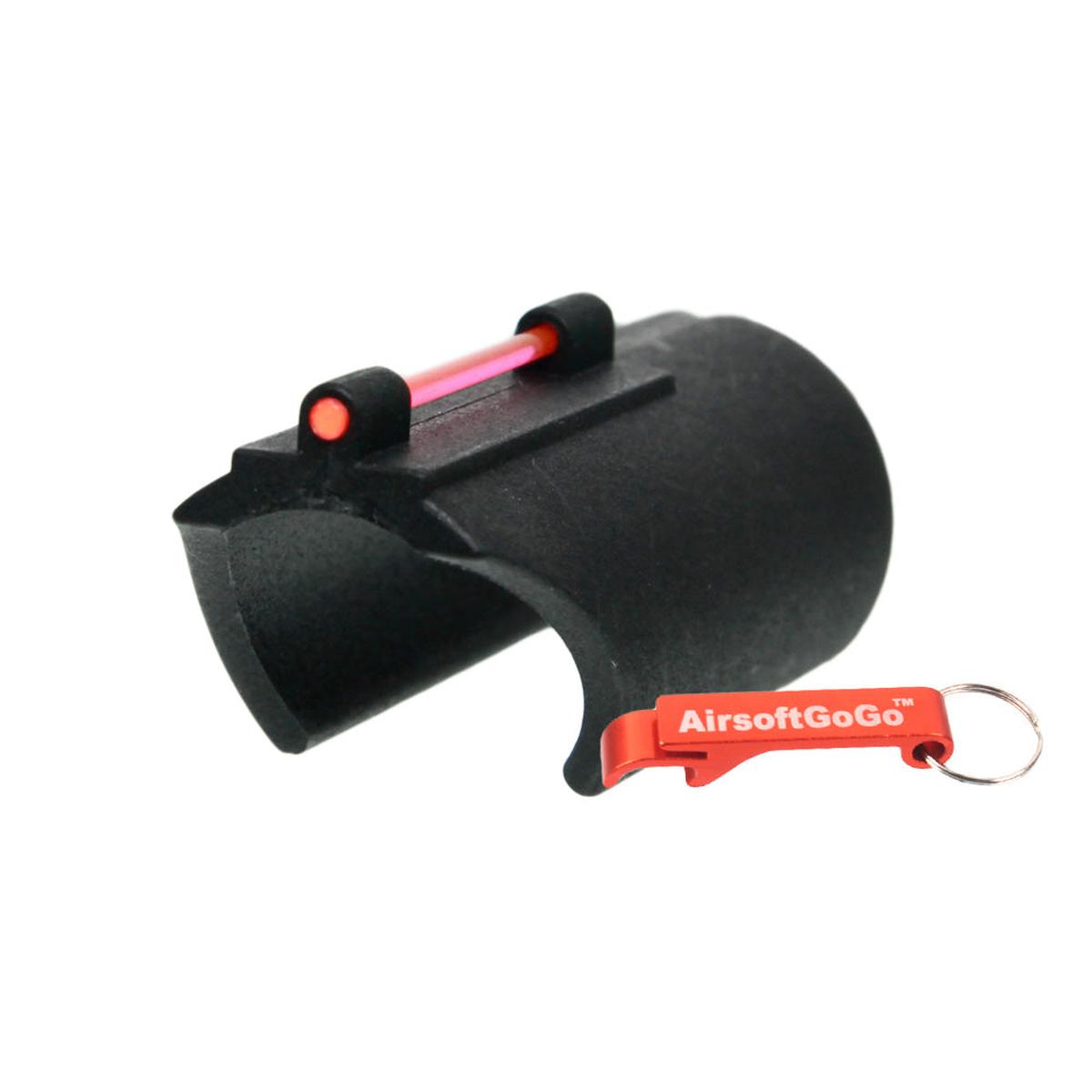 マルイM870用Army Force 赤色集光ファイバー フロントサイト-AIRSOFT GOGO エアガン・サバゲー用品通販
