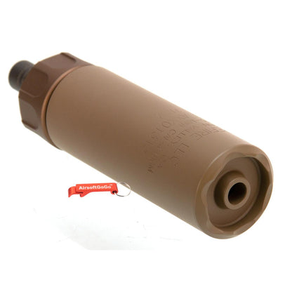 マルイMP7 GBB用 SOCOM 46 MINIタイプ サプレッサー 逆12mm フラッシュハイダー付 (ダークアース色)-AIRSOFT GOGO エアガン・サバゲー用品通販