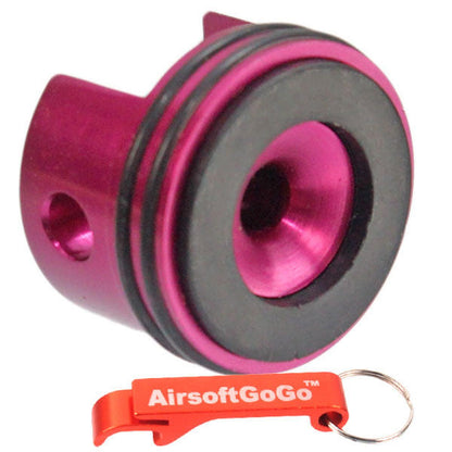 メカボックス Version.2用Energy シリンダヘッド (紫)-AIRSOFT GOGO エアガン・サバゲー用品通販