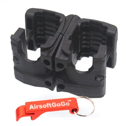MP7A1電動ガン ガスブローバック用HOL ダブル マガジンポリマークリップ-AIRSOFT GOGO エアガン・サバゲー用品通販