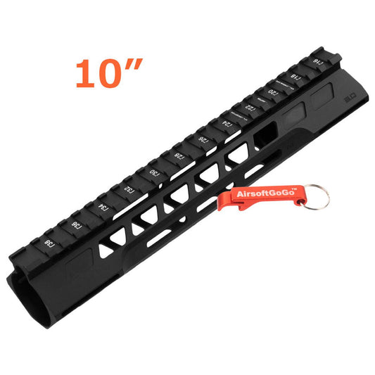 Phantom 3.0 M-LOK ハンドガード 10インチ APS / マルイ / G&P / CYMA / JG 電動ガンM4用-AIRSOFT GOGO エアガン・サバゲー用品通販