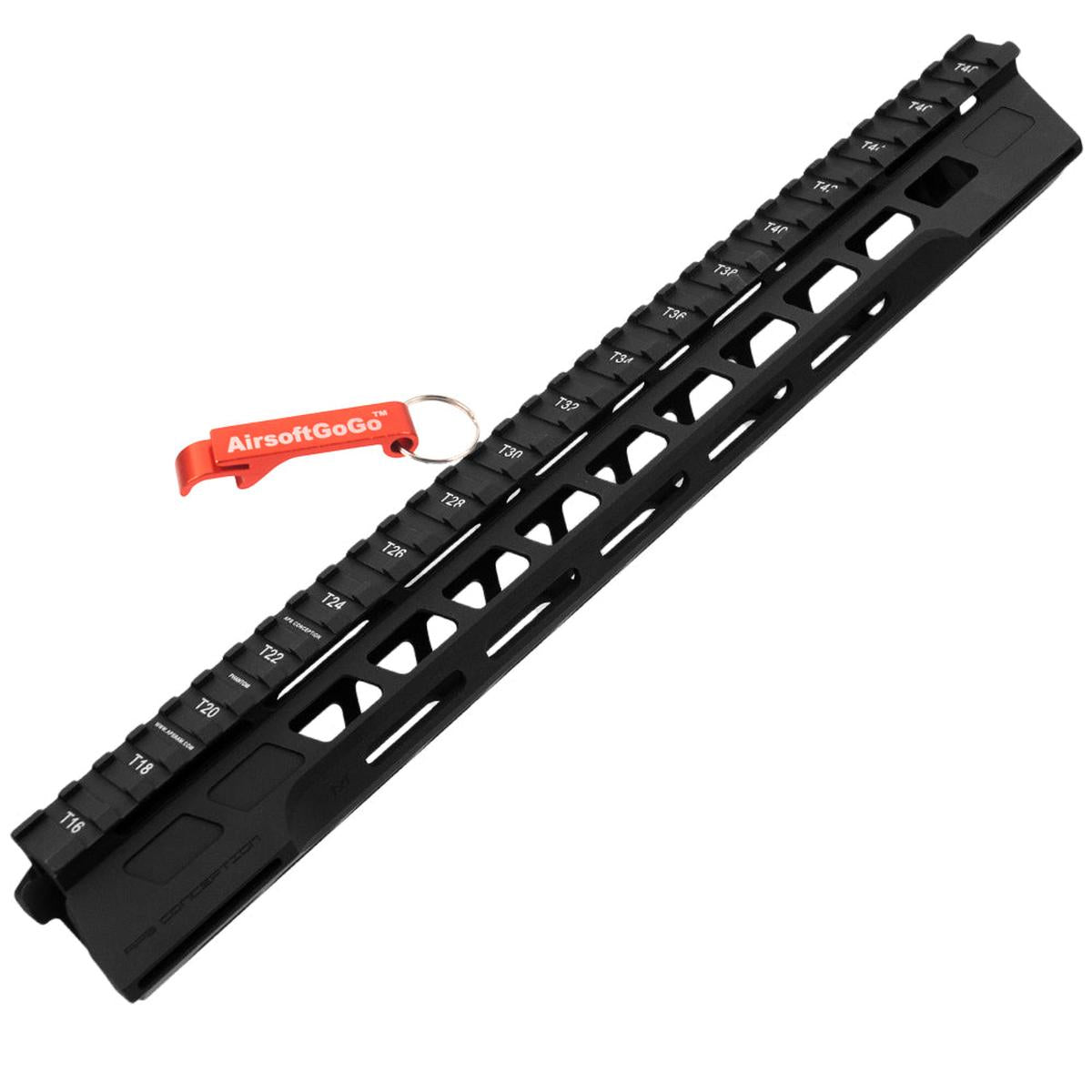 Phantom 4.0 M-LOK ハンドガード 13.5インチ APS / マルイ / G&P / CYMA / JG 電動ガンM4用-AIRSOFT GOGO エアガン・サバゲー用品通販
