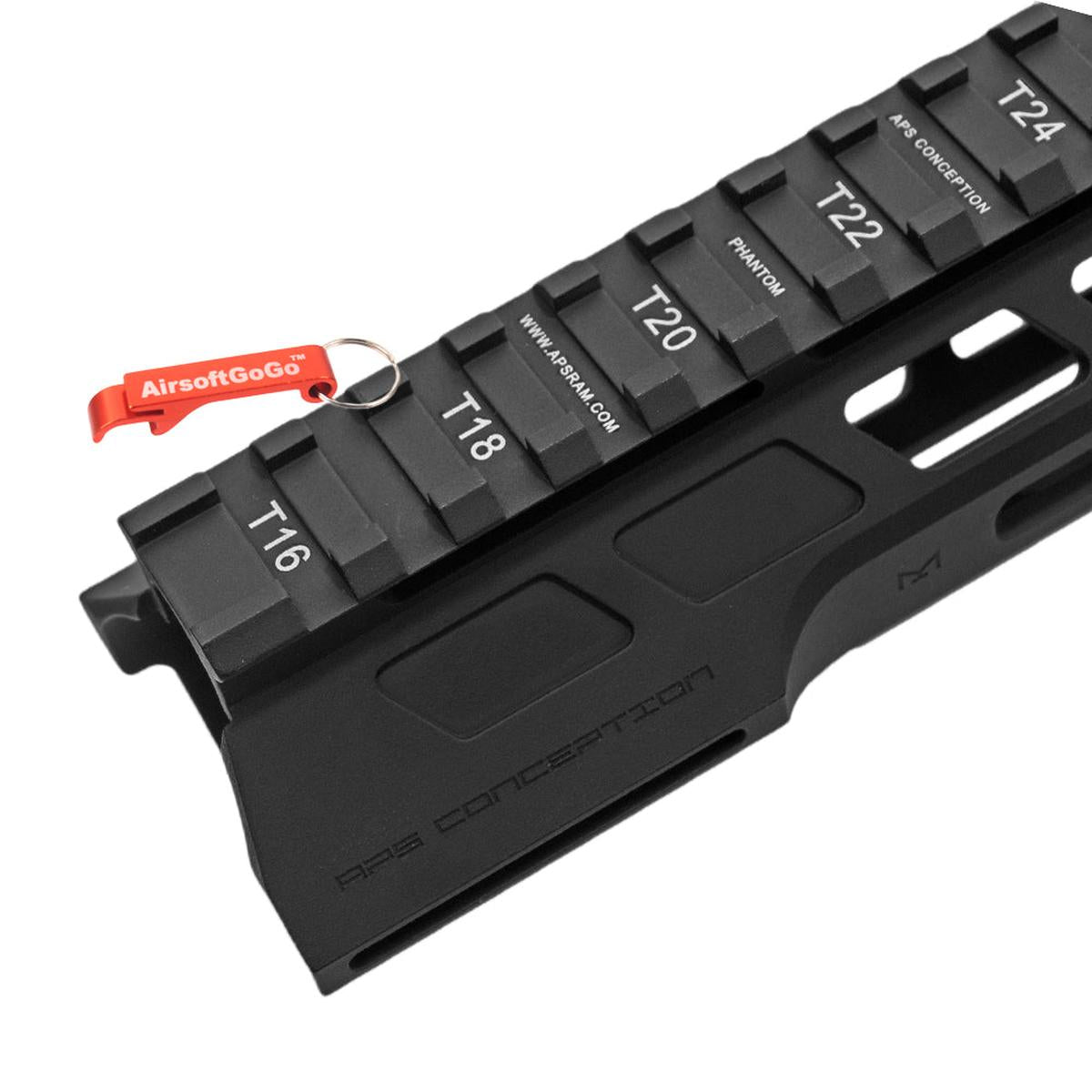 Phantom 4.0 M-LOK ハンドガード 13.5インチ APS / マルイ / G&P / CYMA / JG 電動ガンM4用-AIRSOFT GOGO エアガン・サバゲー用品通販