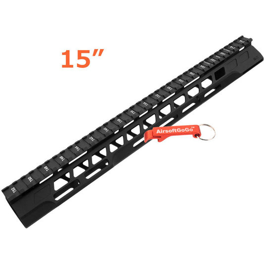 Phantom 5.0 M-LOK ハンドガード 15インチ APS / マルイ / G&P / CYMA / JG 電動ガンM4用-AIRSOFT GOGO エアガン・サバゲー用品通販