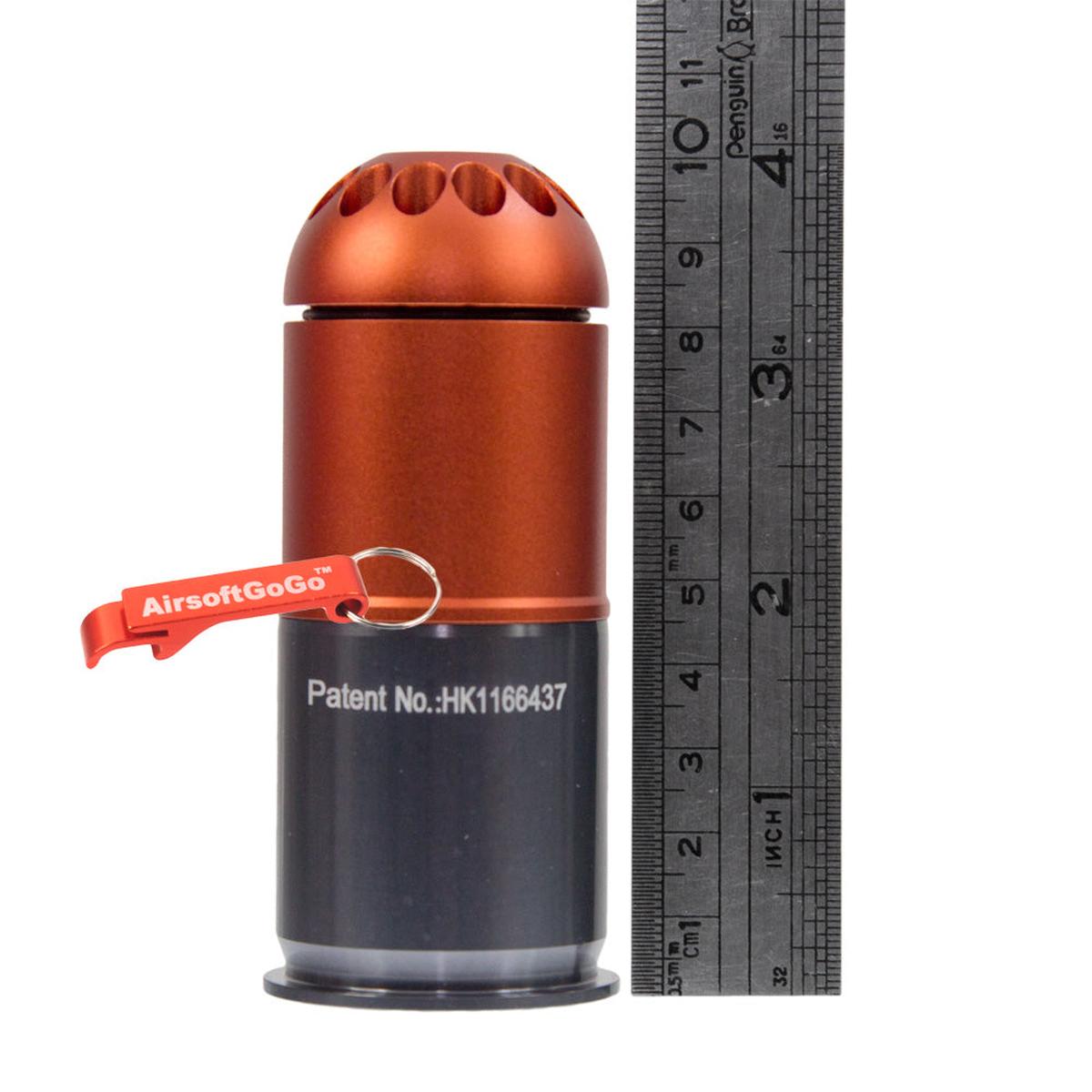 PPS 108発装弾可能40mmメタルガスカート (オレンジ)-AIRSOFT GOGO エアガン・サバゲー用品通販