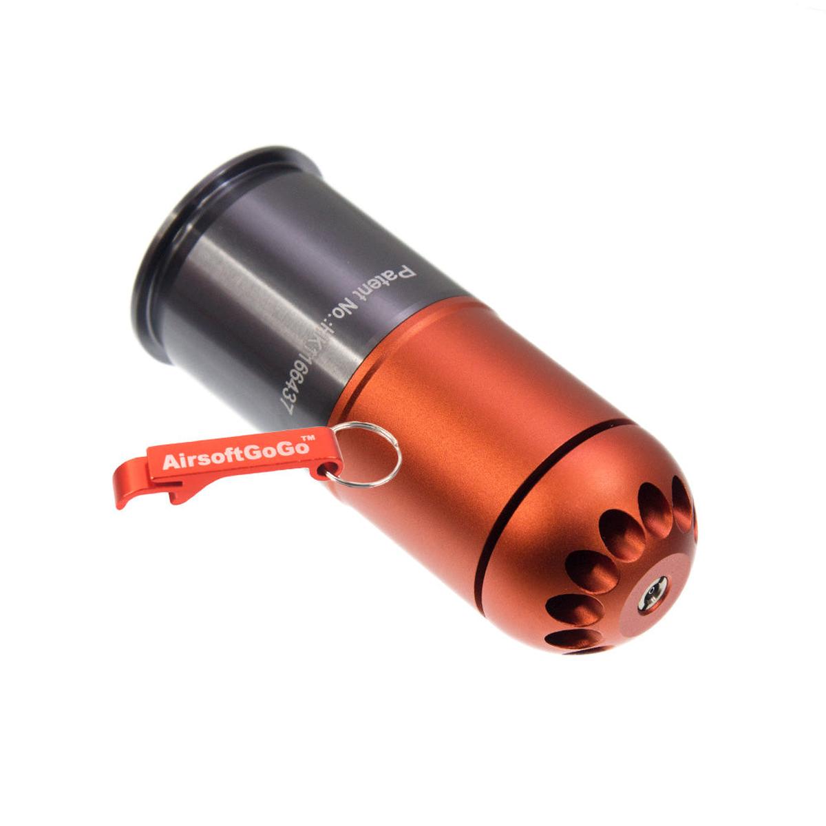 PPS 108発装弾可能40mmメタルガスカート (オレンジ)-AIRSOFT GOGO エアガン・サバゲー用品通販