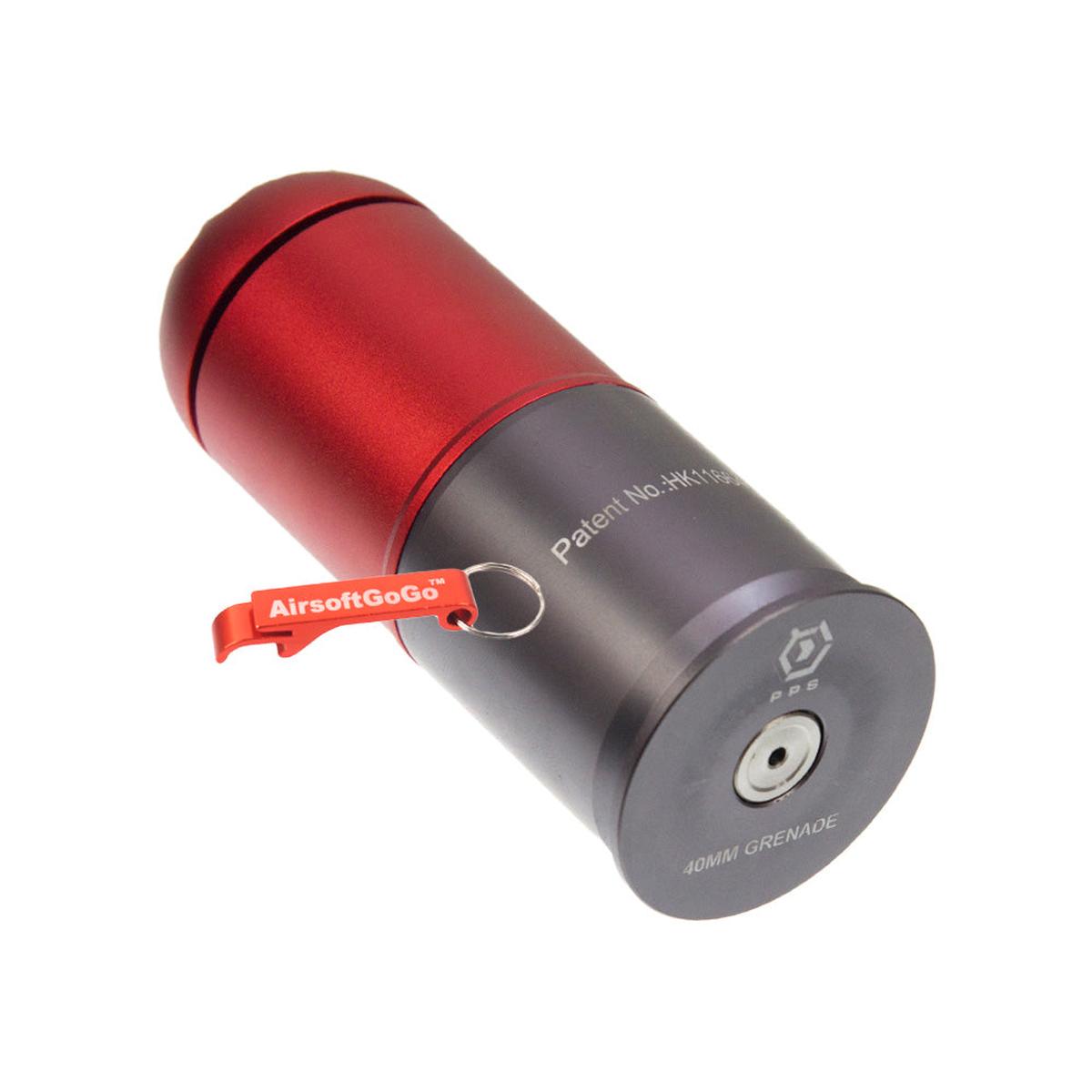 PPS 120発装弾可能40mmメタルガスカート (赤)-AIRSOFT GOGO エアガン・サバゲー用品通販