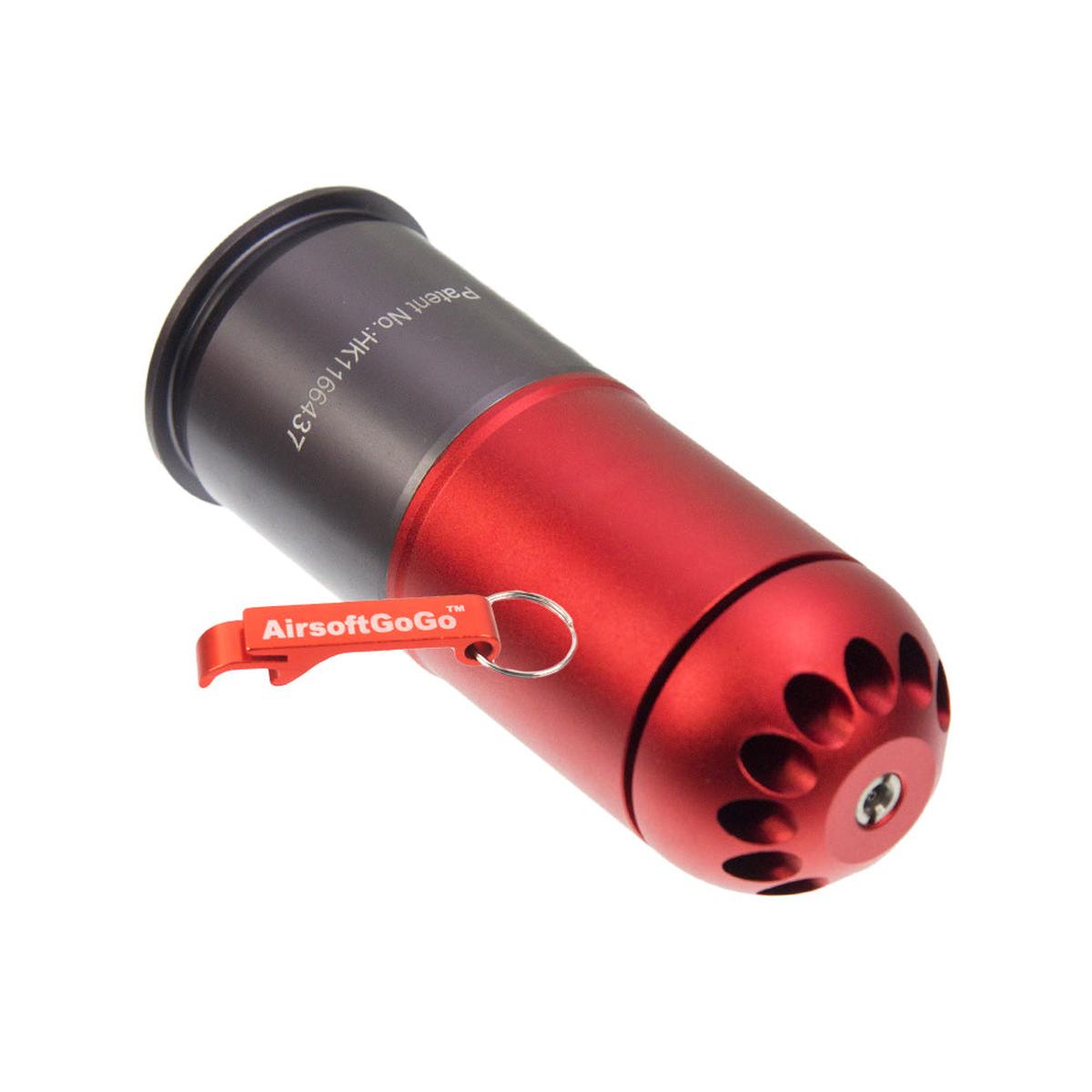 PPS 120発装弾可能40mmメタルガスカート (赤)-AIRSOFT GOGO エアガン・サバゲー用品通販