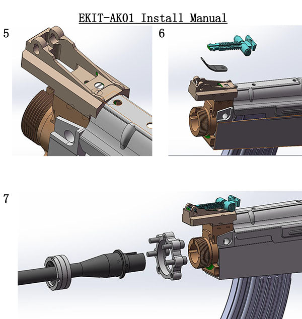 VFC/D-BOYS AKS74電動ガン用M4 コンバージョンキット