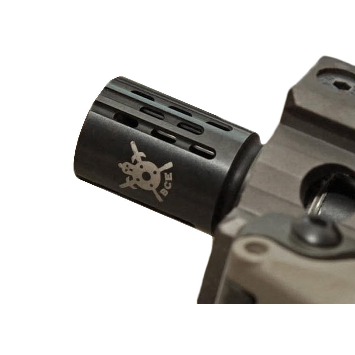 PTS バトルコンプ2.0 SCV ブラック オキサイド エアソフトフラッシュハイダー 14mm CW -ブラック-AIRSOFT GOGO エアガン・サバゲー用品通販