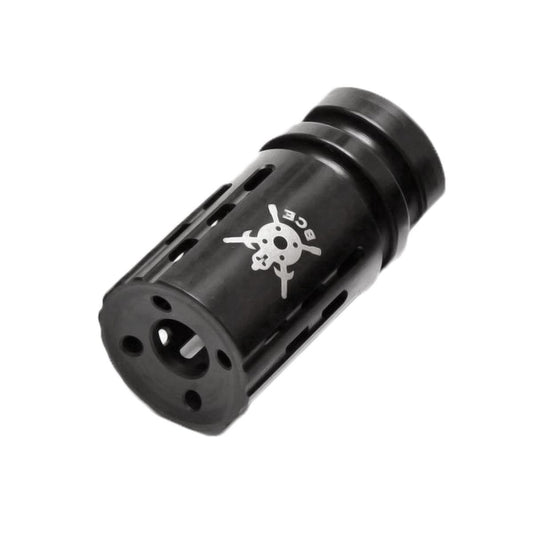 PTS バトルコンプ2.0 SCV ブラック オキサイド エアソフトフラッシュハイダー 14mm CW -ブラック-AIRSOFT GOGO エアガン・サバゲー用品通販