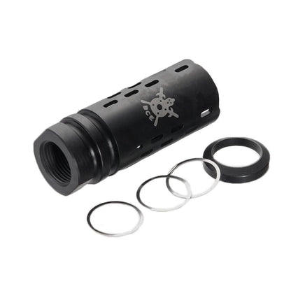 PTS バトルコンプBCE 1.5 エアソフト フラッシュハイダー 14mm CCW -ブラック-AIRSOFT GOGO エアガン・サバゲー用品通販