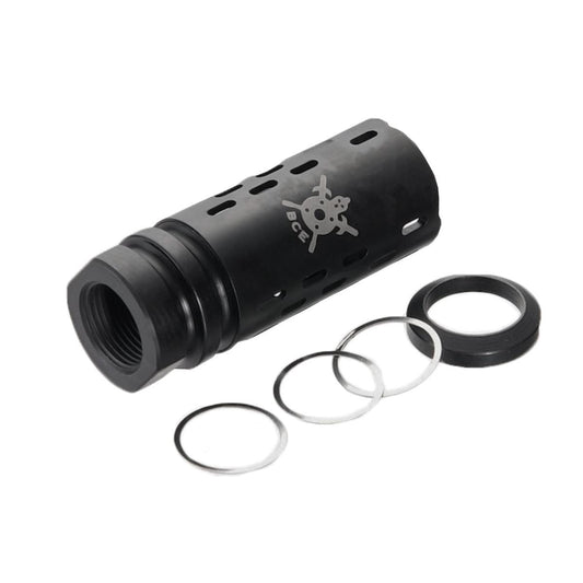 PTS バトルコンプBCE 1.5 エアソフト フラッシュハイダー 14mm CCW -ブラック-AIRSOFT GOGO エアガン・サバゲー用品通販