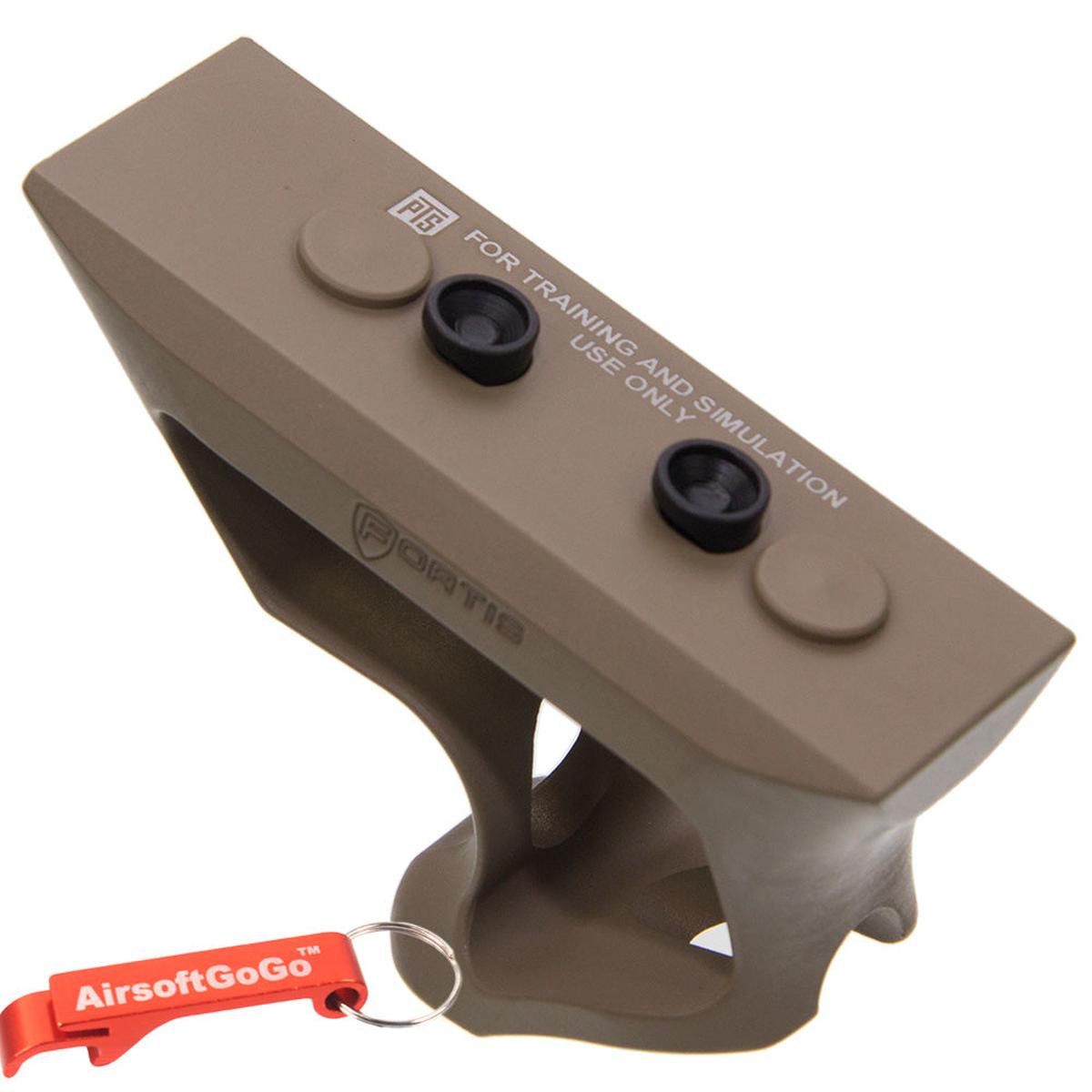 PTS FORTIS SHIFT (TM) ショートアングル グリップ (ダークアース色 )-AIRSOFT GOGO エアガン・サバゲー用品通販