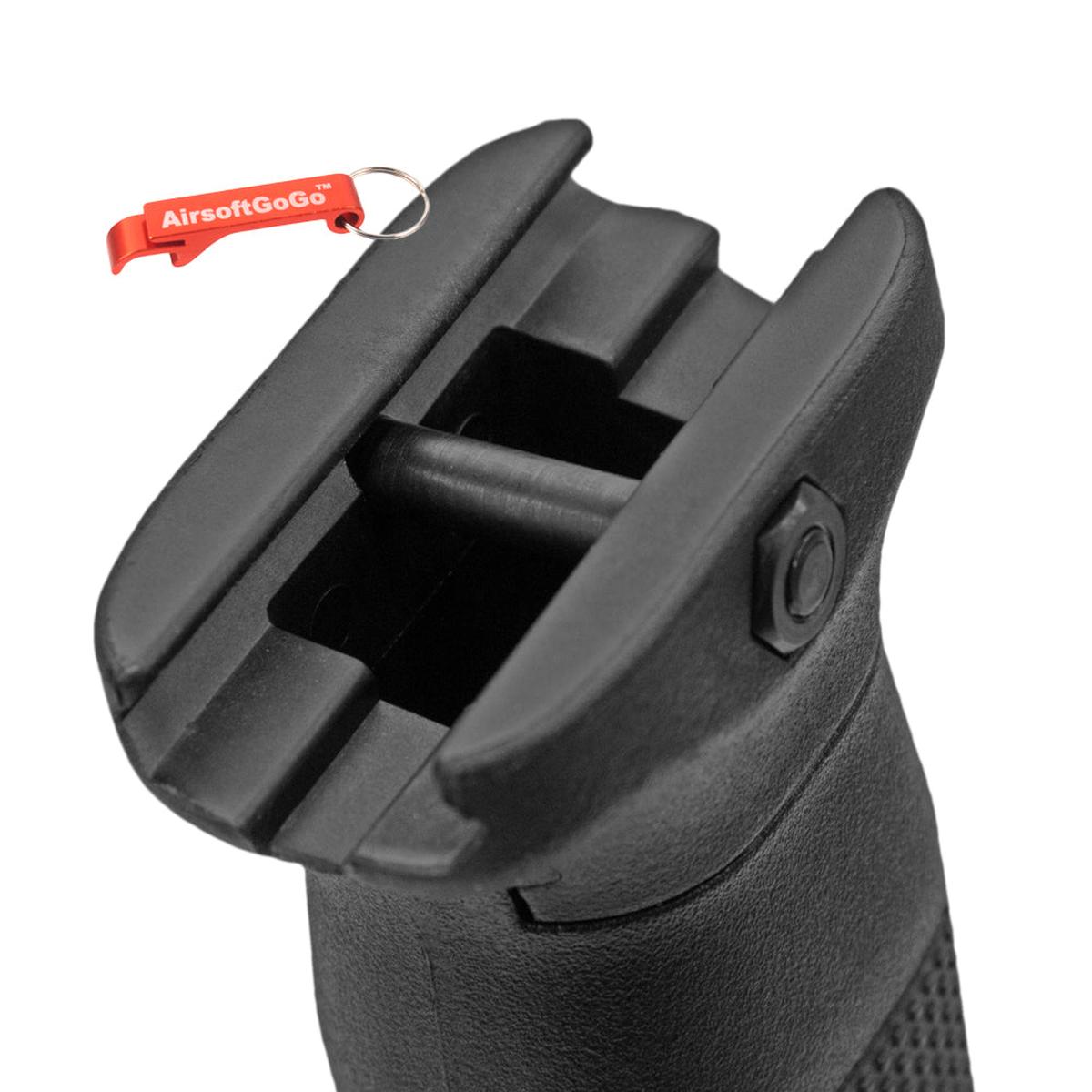 PTS製 20mmレール用 EPF2 ロングバーティカルフォアグリップ-AIRSOFT GOGO エアガン・サバゲー用品通販