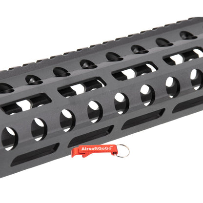 PTW/AEG/GBB M4用 13.5インチ 【PTS, Centurion Arms】RAS M-LOKレール ハンドガード (ブラック)-AIRSOFT GOGO エアガン・サバゲー用品通販