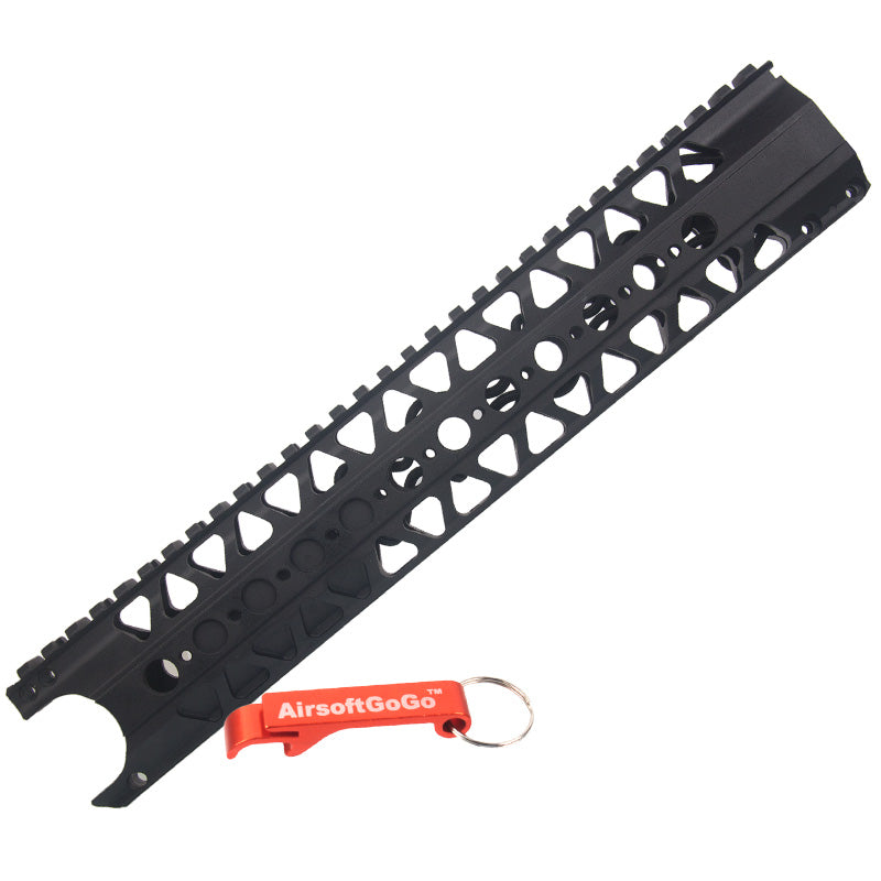 12 inch wire cutter rail system for electric gun M4 / SR25 / Tokyo Marui HK416 / G&amp;P / kingArms / Classic Army / CYMA (black)