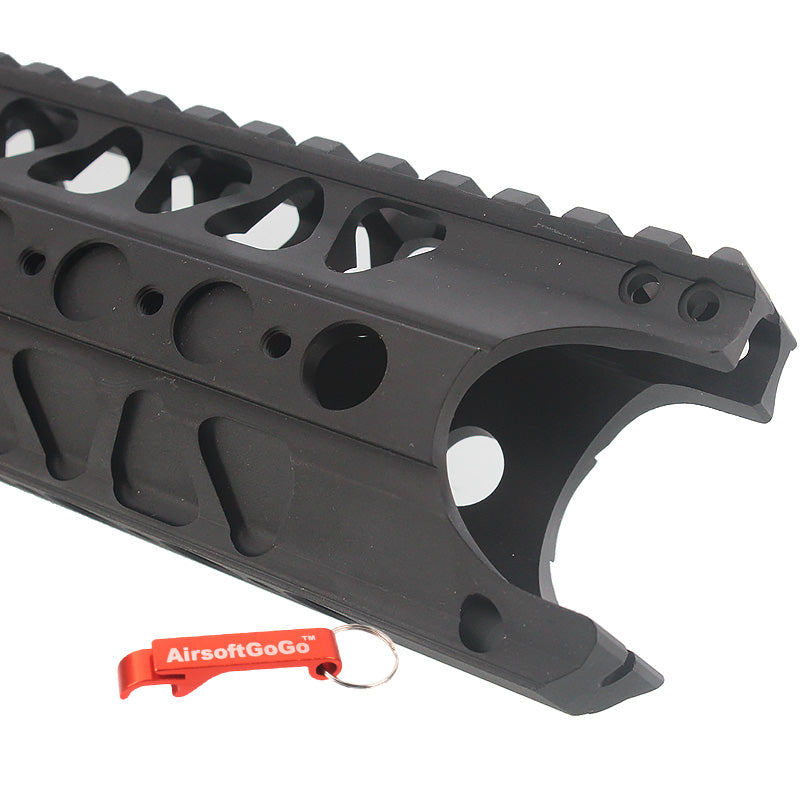 12 inch wire cutter rail system for electric gun M4 / SR25 / Tokyo Marui HK416 / G&amp;P / kingArms / Classic Army / CYMA (black)