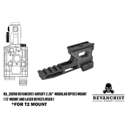 Revanchist Airsoft 2.26インチ モジュラー光学系マウント - T2/両用レッドドット・サイト専用-AIRSOFT GOGO エアガン・サバゲー用品通販
