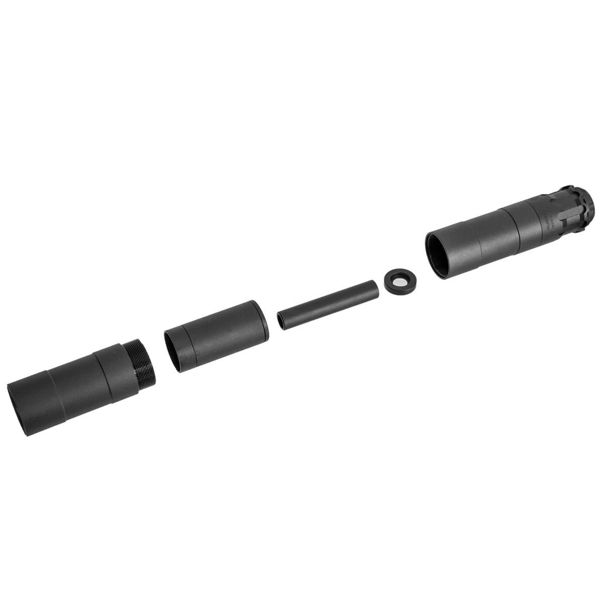 RGW スピットファイア トレーサー付きオブシディアン 9mm MP5ダミーサイレンサー Umarex(VFC) MP5A5 GBBR専用 -ブラック-AIRSOFT GOGO エアガン・サバゲー用品通販