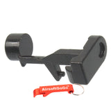 Steel rear stock latch for AKS-74 series electric gun