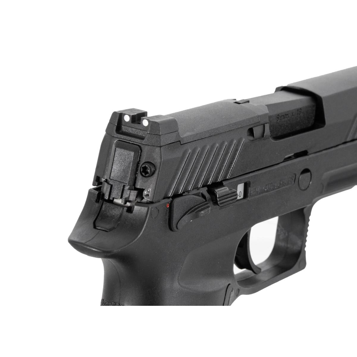 SIG AIR P320 M18 6mm ガスバージョン GBB ピストル（SIG Sauerからライセンス供与）（by VFC）-ブラック-AIRSOFT GOGO エアガン・サバゲー用品通販