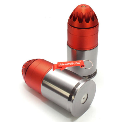 Spartan Doctrine M381 120発装弾可能40mmメタルガスカート 2本入り (赤)-AIRSOFT GOGO エアガン・サバゲー用品通販