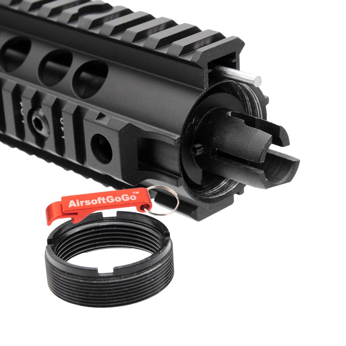 SR15 電動ガン用 E&C 16インチ RAS RIS ハンドガード フロント キットセット-AIRSOFT GOGO エアガン・サバゲー用品通販