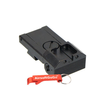スチールリアサイト マルイ HI-CAPA 5.1 / 4.3 GBB用-AIRSOFT GOGO エアガン・サバゲー用品通販