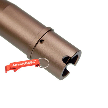 Systema PTW M4専用のカスタム マルチレングス アウターバレル 砂色 (サイズ：95/177/126/75mm)-AIRSOFT GOGO エアガン・サバゲー用品通販