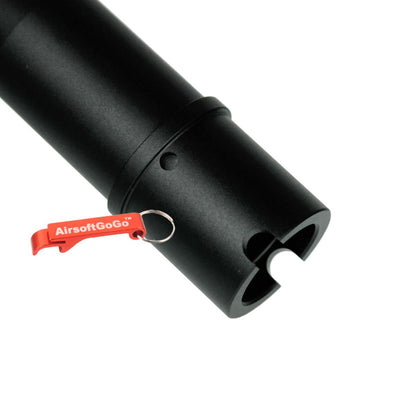 Systema PTW M4専用のカスタム マルチレングス アウターバレル ブラック (サイズ：95/177/126/75mm)-AIRSOFT GOGO エアガン・サバゲー用品通販