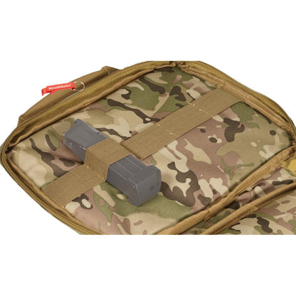 タクティカルハンドガンバッグ ・ ソフトガンケース 5つのマガジンポケット付き (小型バッグ、マルチカム)-AIRSOFT GOGO エアガン・サバゲー用品通販