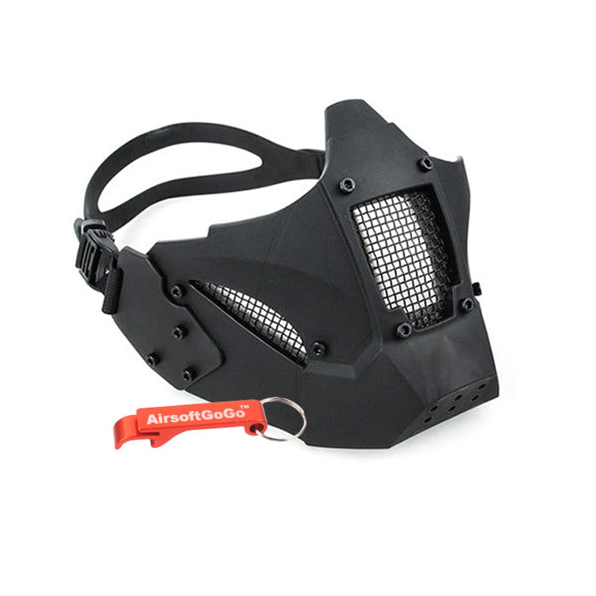 TMC JAY FAST マスク (ヘルメット取付け用アダプター付属) ブラック-AIRSOFT GOGO エアガン・サバゲー用品通販
