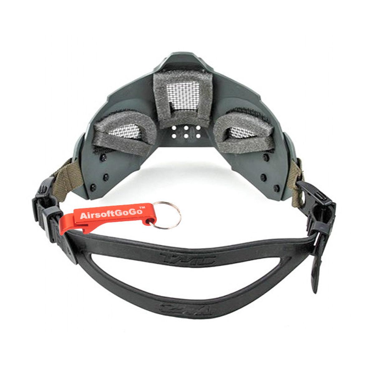TMC JAY FAST マスク (ヘルメット取付け用アダプター付属) ウルフグレー-AIRSOFT GOGO エアガン・サバゲー用品通販