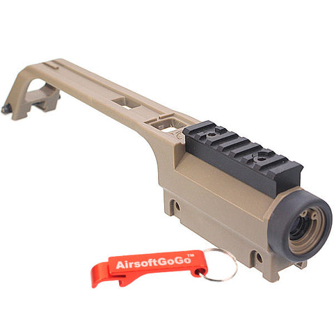 マルイ / JG / VFC / WE / ARES / CYMA G36 G36C用 3.5倍スコープキャリングハンドル レール20mm マルイ (ダークアース色 )