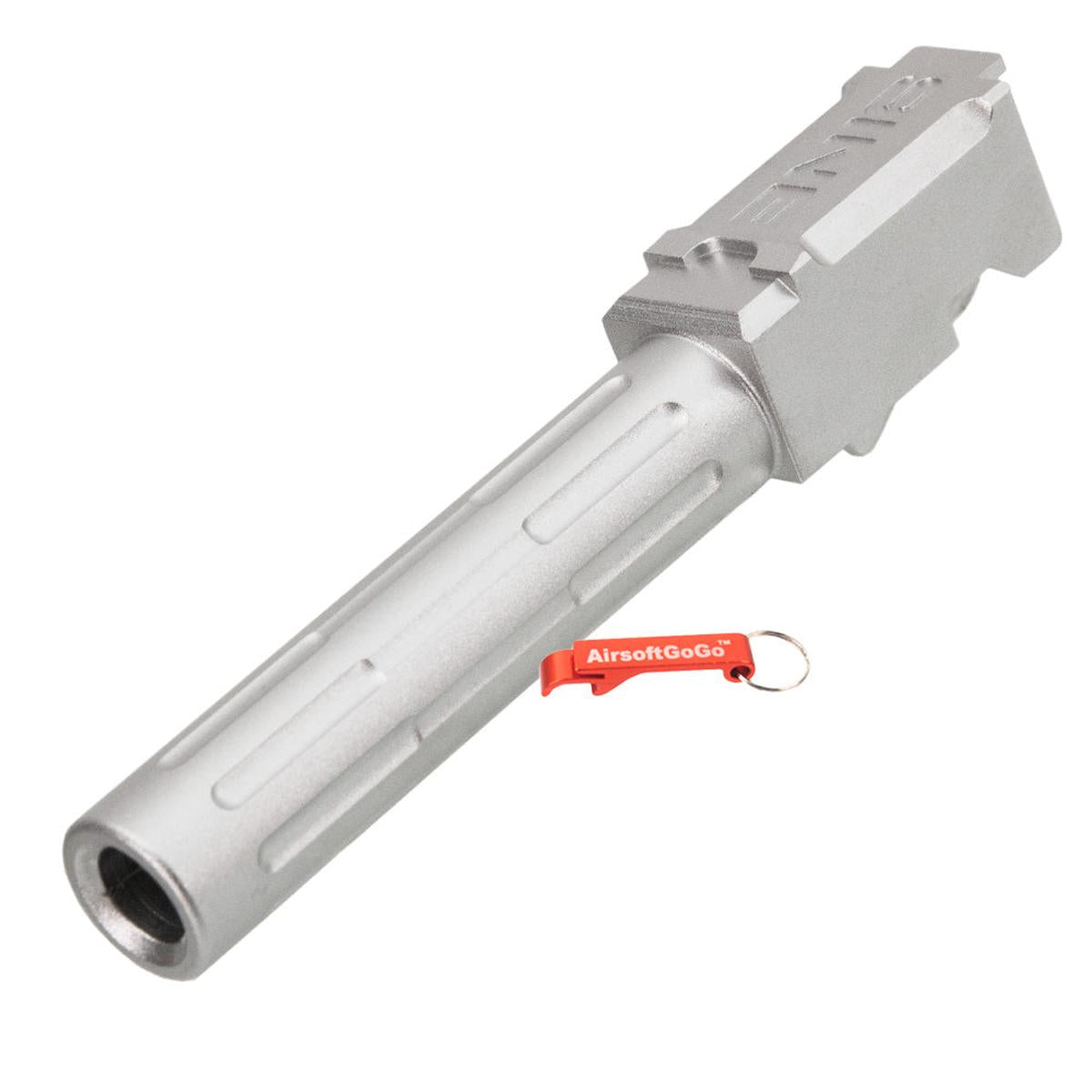 Umarex / VFC ガスブローバックG19用 5KU 9INE アウターバレル(シルバー)-AIRSOFT GOGO エアガン・サバゲー用品通販