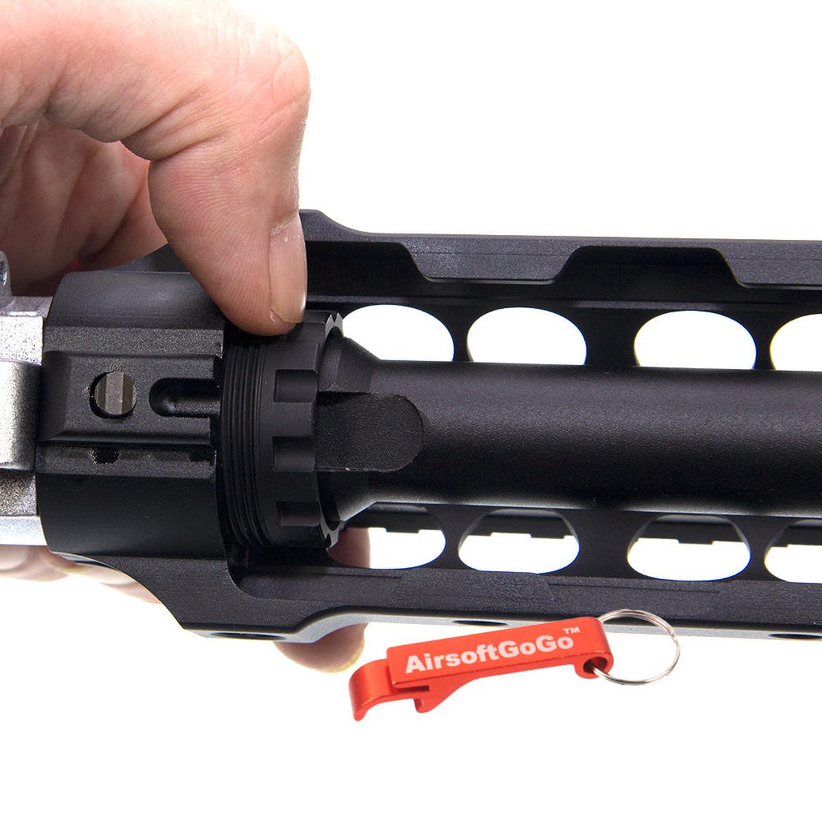 URX3 8インチ CNC アルミ レイルハンドガード WA M4ガスブローバック対応-AIRSOFT GOGO エアガン・サバゲー用品通販