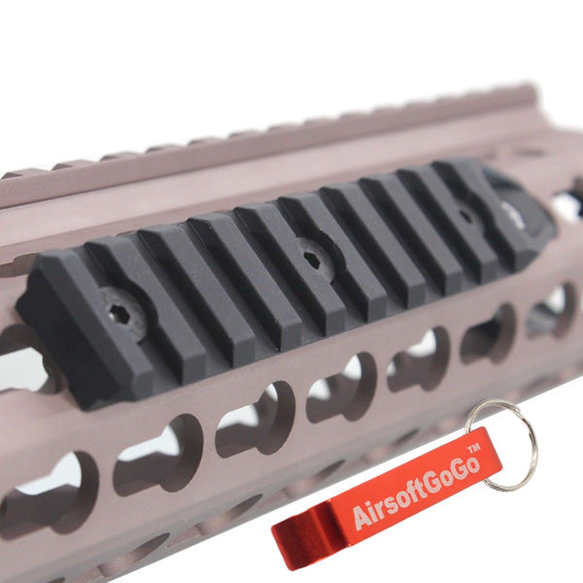 URX4 RAS レール用4.5"ピカティニーレール（20mm、黒）-AIRSOFT GOGO エアガン・サバゲー用品通販